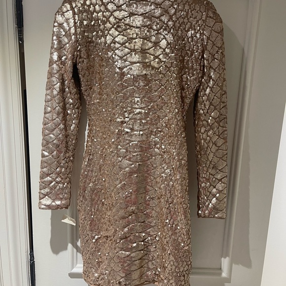 Brand new gold, sequin dress - Picture 3 of 12